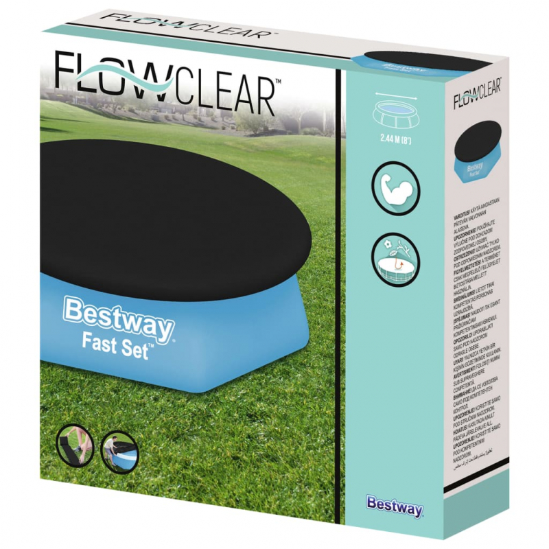 Bestway Flowclear Fast Set Poolabdeckung 240 cm