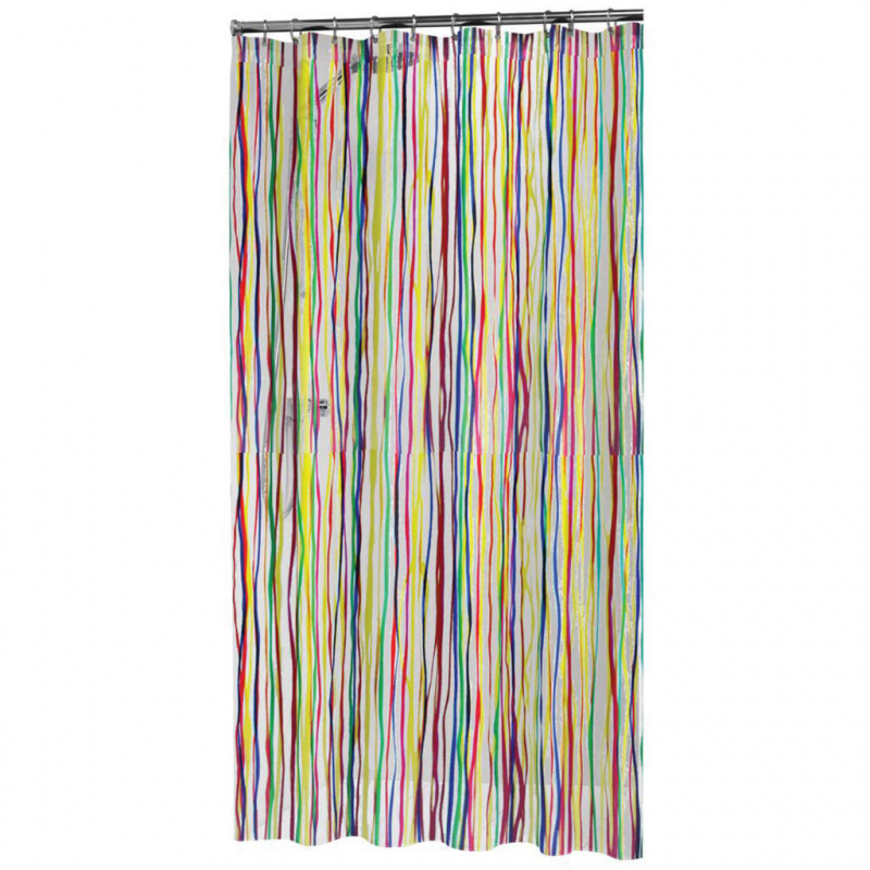 Sealskin Duschvorhang Rigato 180x200 cm Mehrfarbig