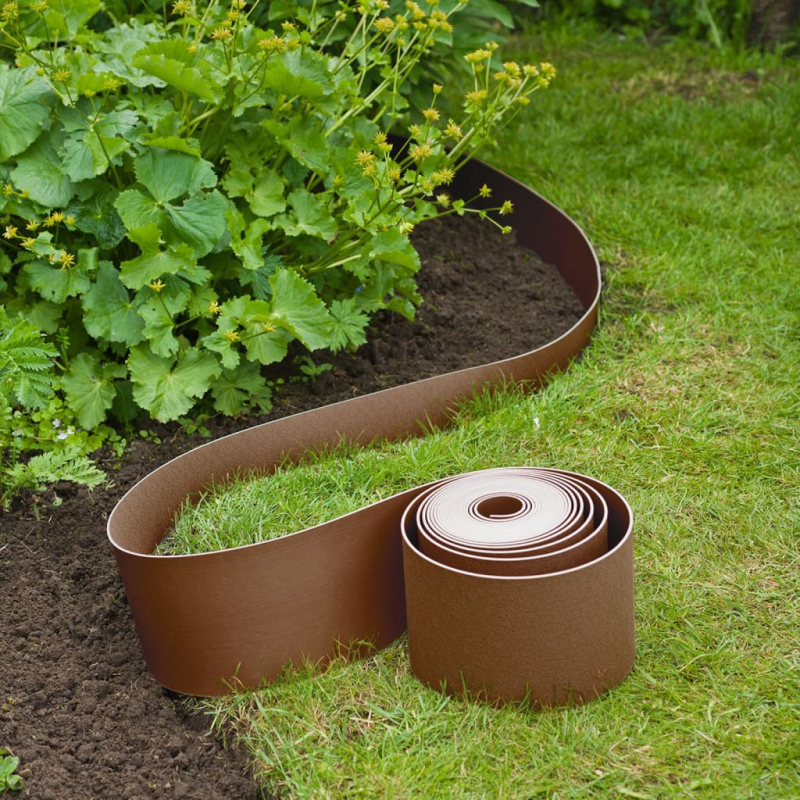 Nature Rasenkante 0,15x10 m Terracotta