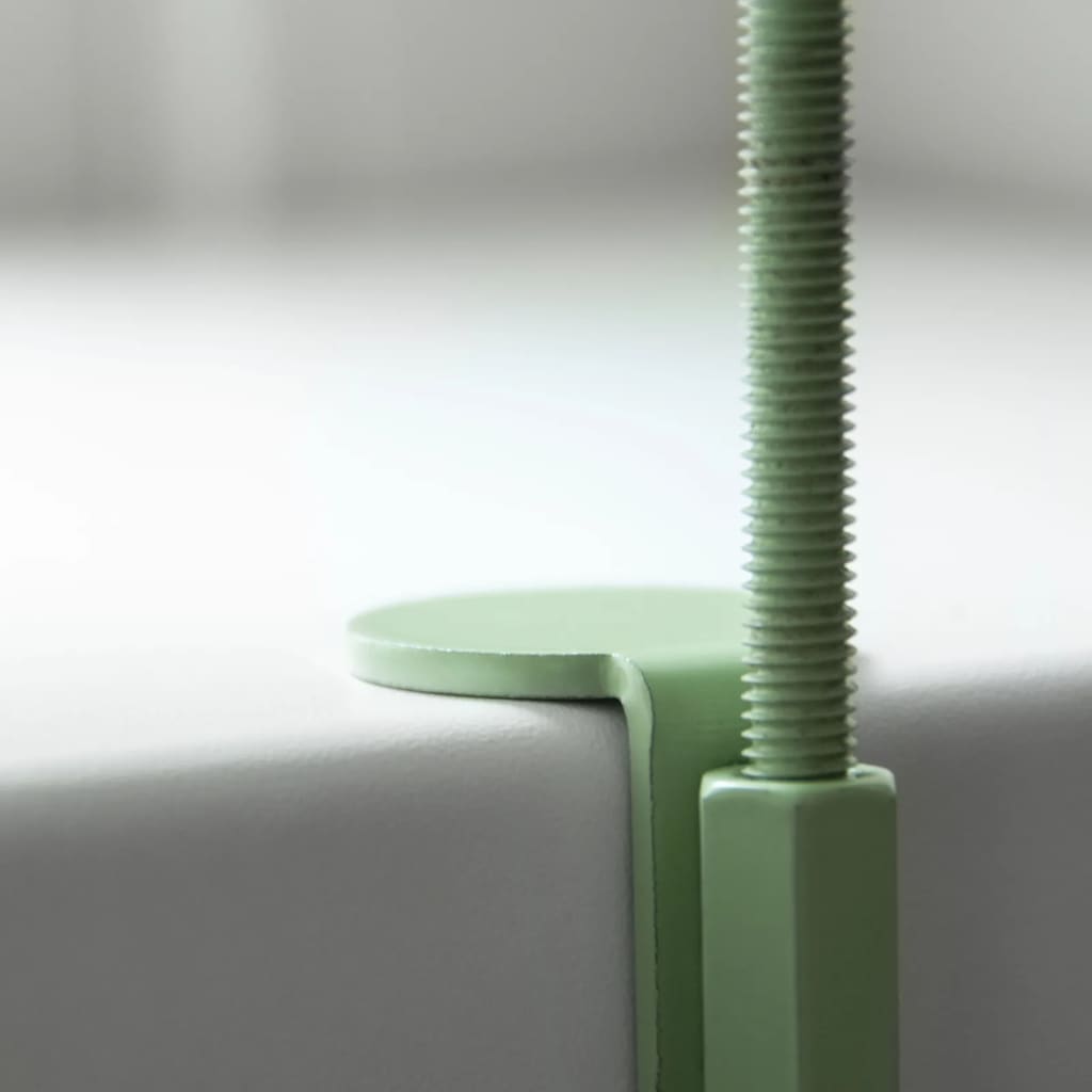 Esschert Design Blumentopfhalter mit Klemme Rund Grün M