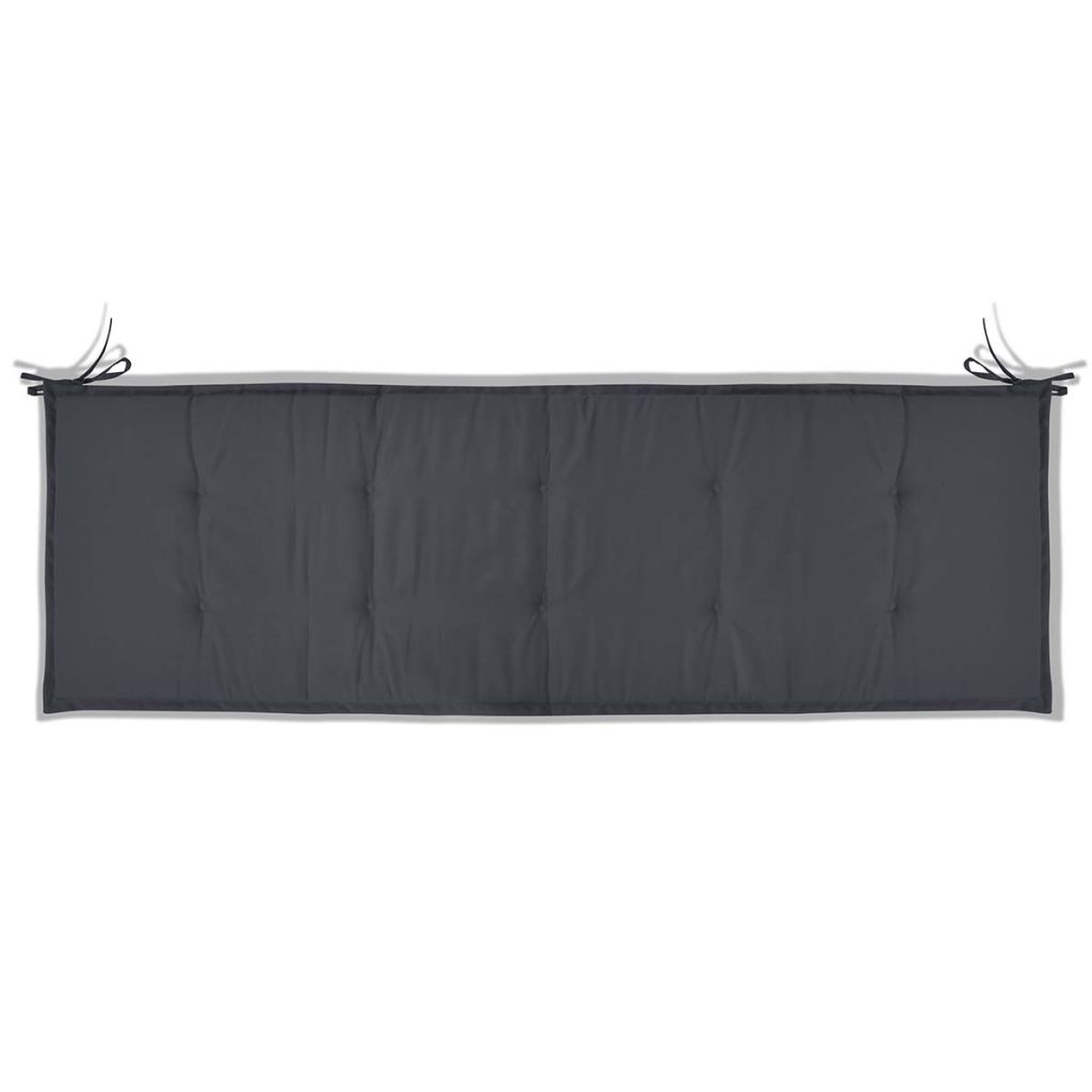 Gartenbank-Auflage Anthrazit 150x50x3 cm Oxford-Gewebe