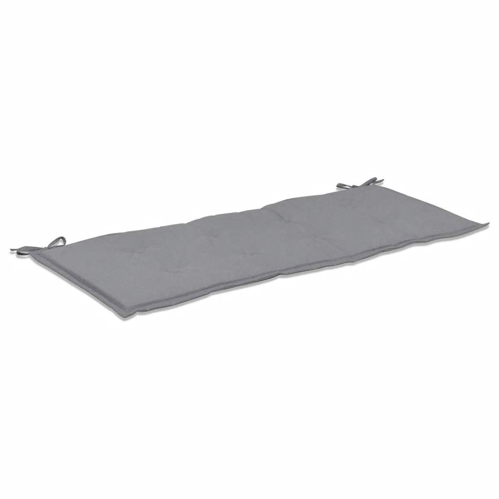 Gartenbank-Auflage Grau 120x50x4 cm Oxford-Gewebe