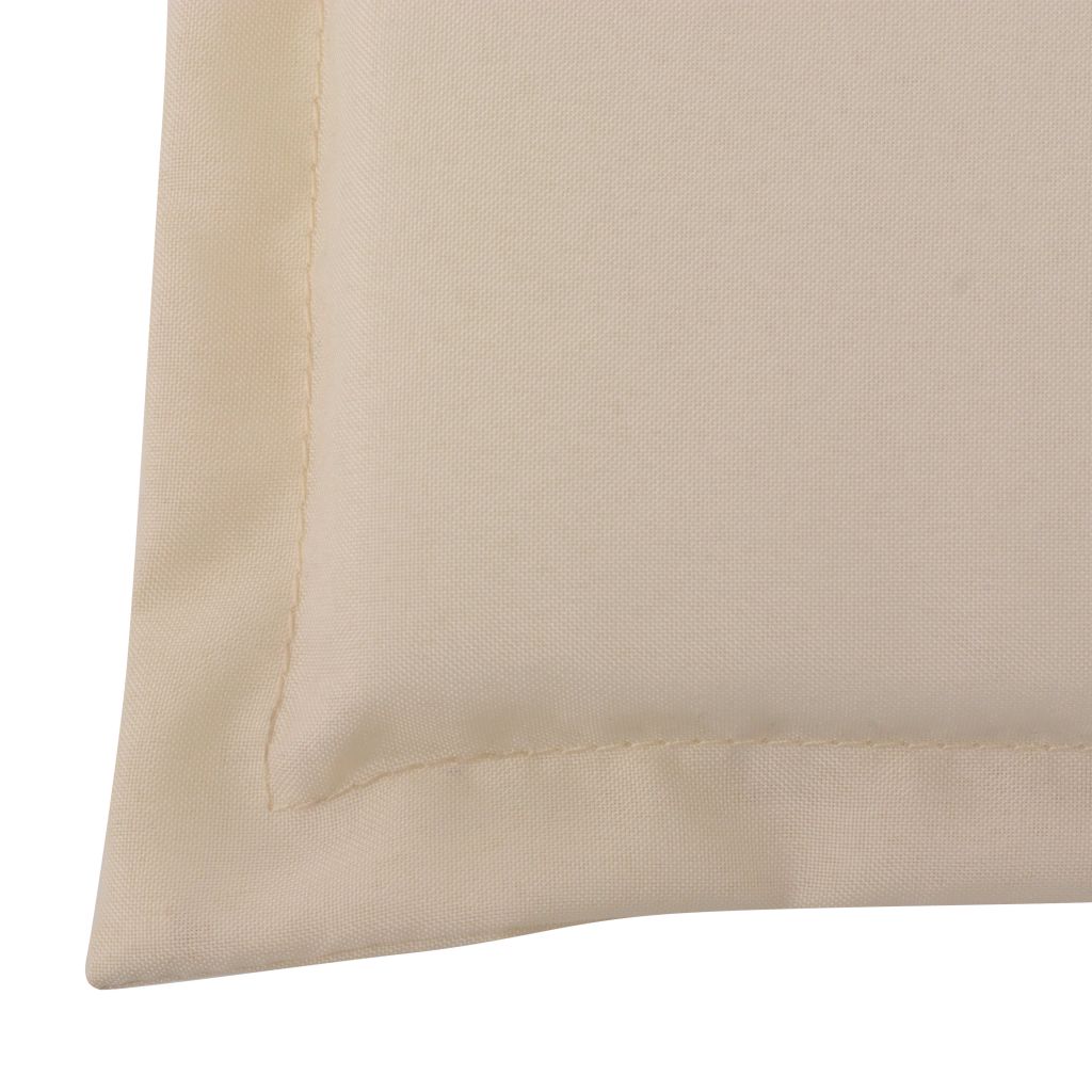 Gartenbank-Auflage Creme 100x50x4 cm Oxford-Gewebe