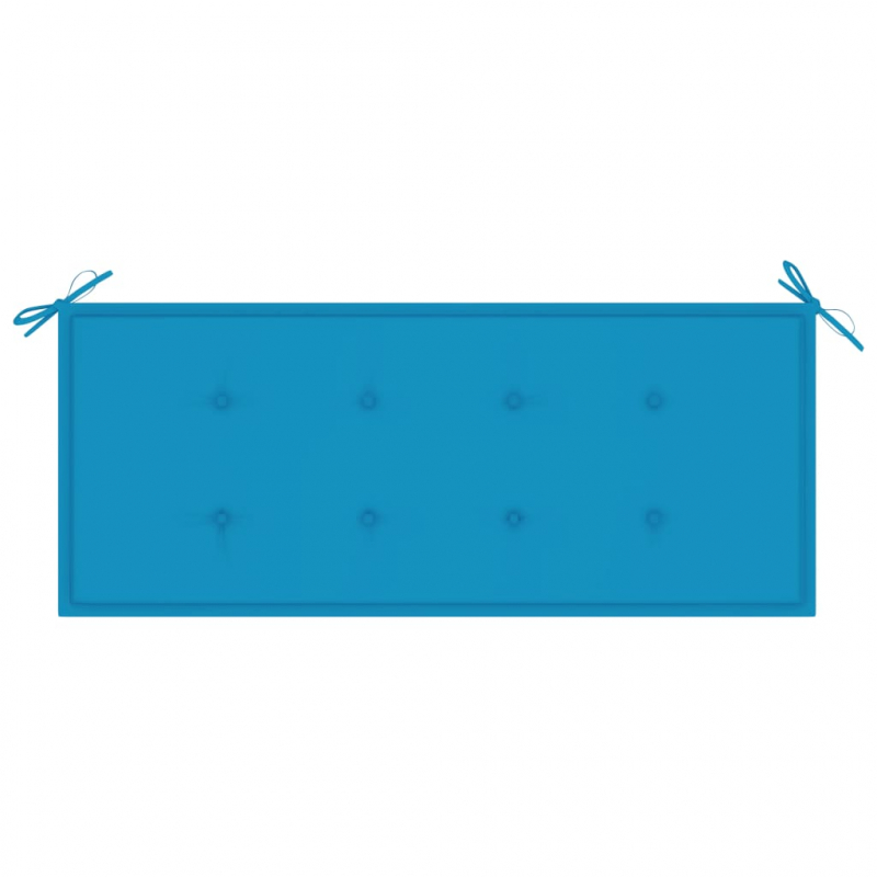 Gartenbank-Auflage Blau 120x50x3 cm Oxford-Gewebe