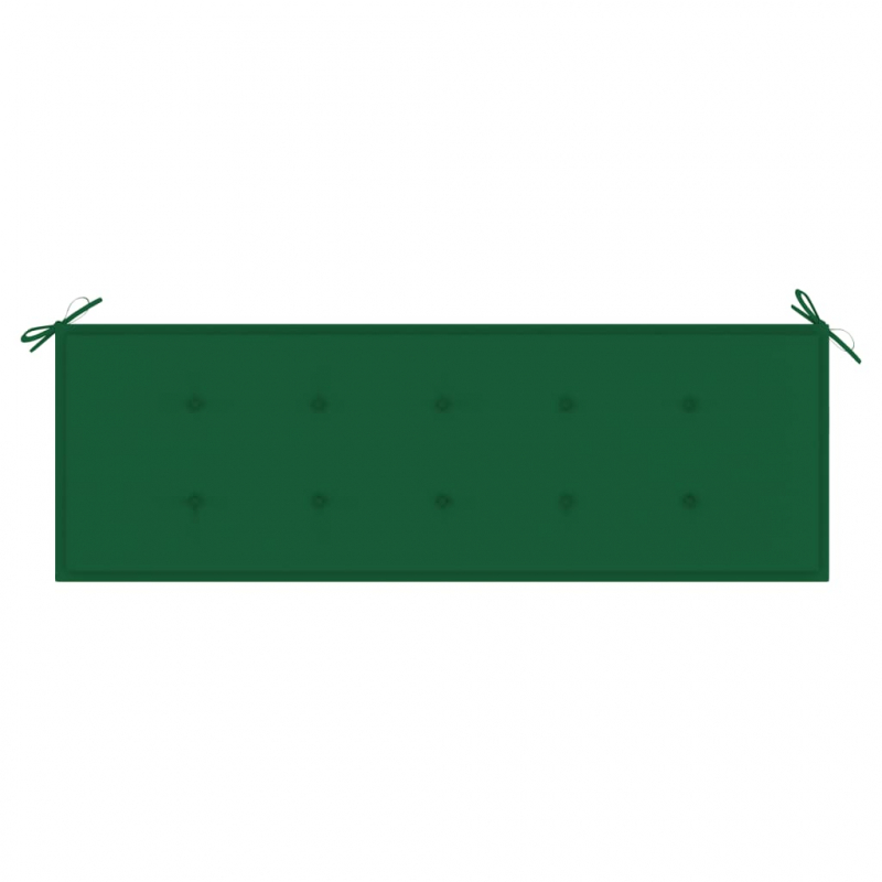 Gartenbank-Auflage Grün 150x50x3 cm Oxford-Gewebe
