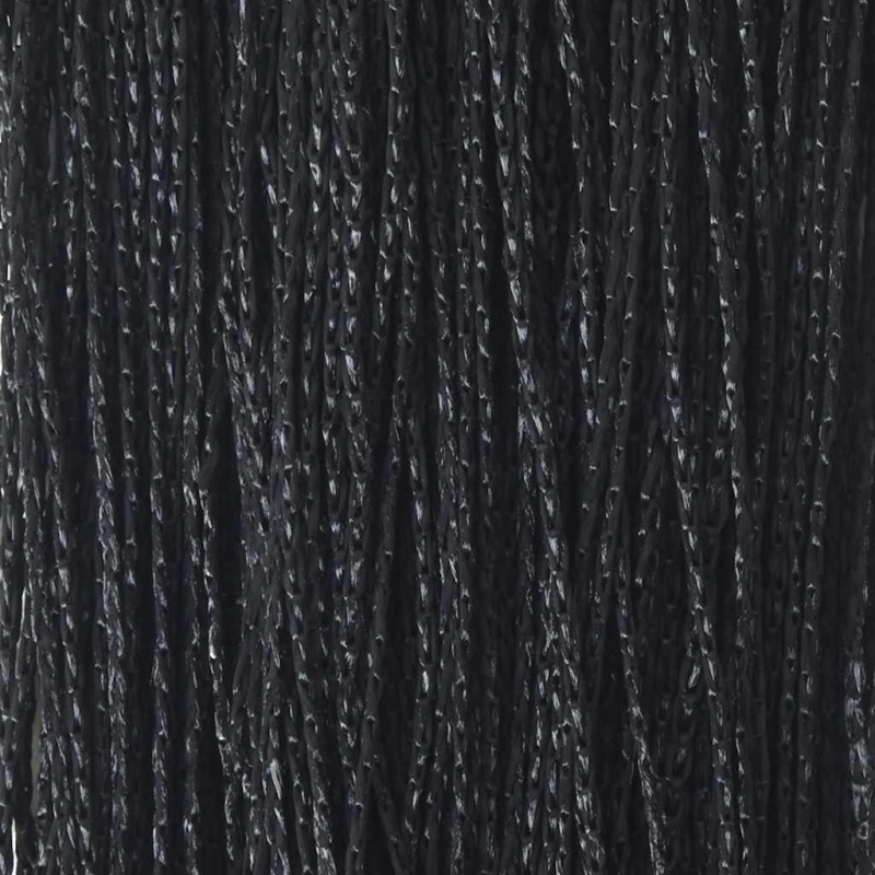 Fadenvorhänge 2 Stk. 100 x 250 cm Schwarz