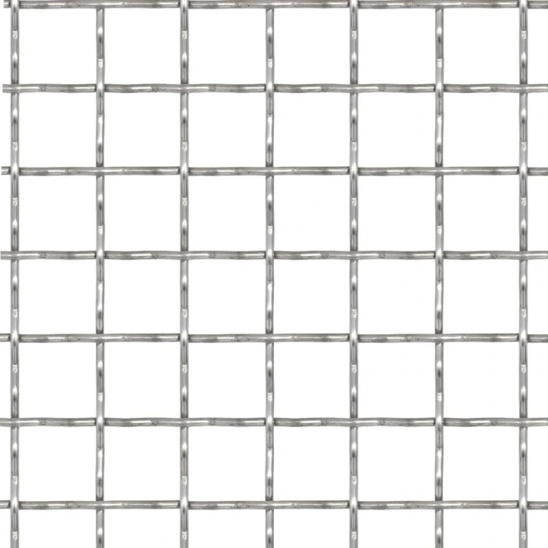 Wellengitter Edelstahl 100x85 cm 31x31x3 mm