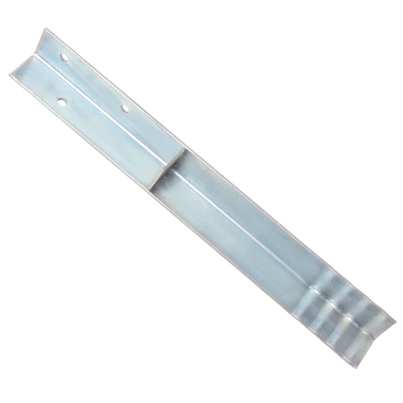 Bodenanker L-Form für Spielturm 2 Stk. Stahl 5 x 5 x 50 cm