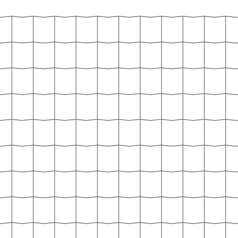 Eurozaun Stahl 25 x 1,2 m Grau