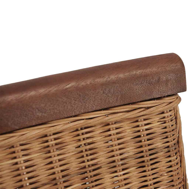 Esszimmerstühle 2 Stk. Braun Natürliches Rattan