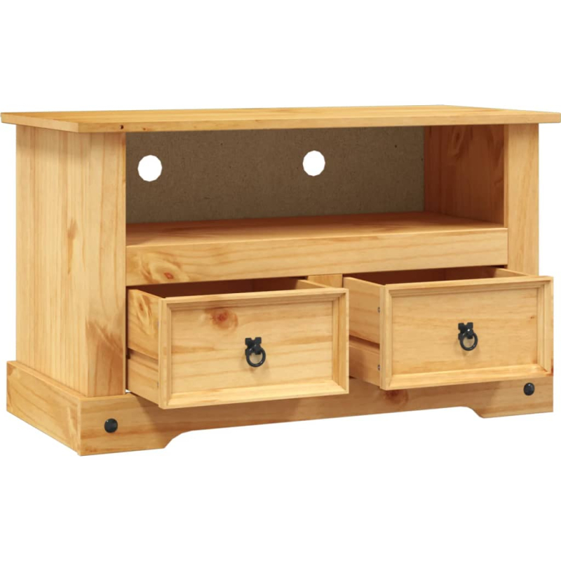 TV-Schrank Mexiko-Stil Kiefernholz 91x43x56 cm
