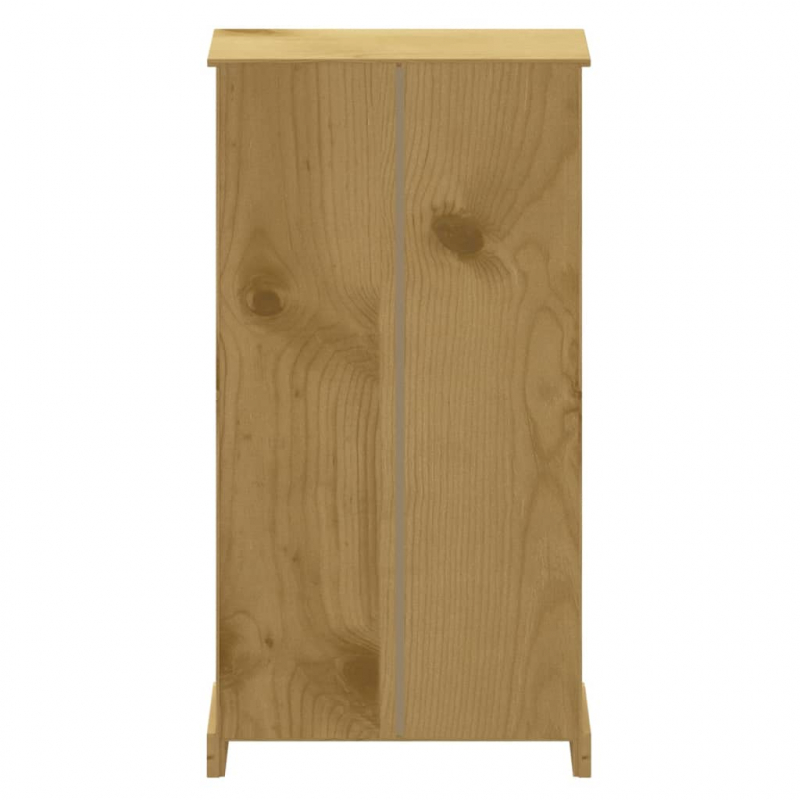 Bücherschrank 4 Fächer Mexiko-Stil Kiefernholz 80x29x150 cm