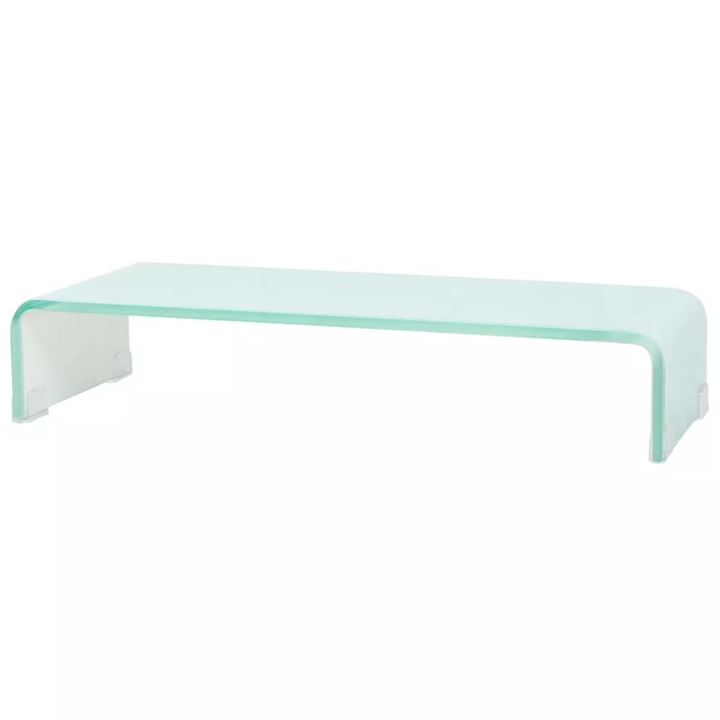 TV-Aufsatz/Monitorerhöhung Glas Grün 60x25x11 cm