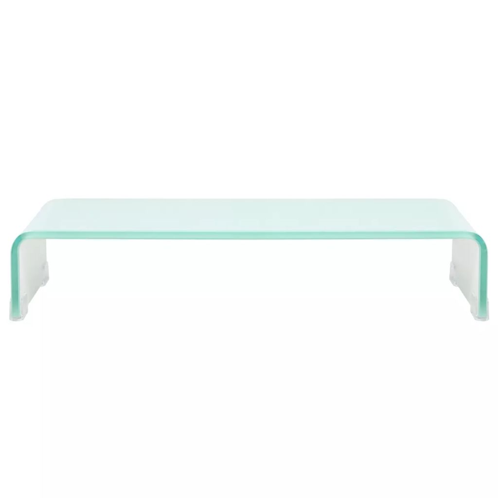 TV-Aufsatz/Monitorerhöhung Glas Grün 60x25x11 cm
