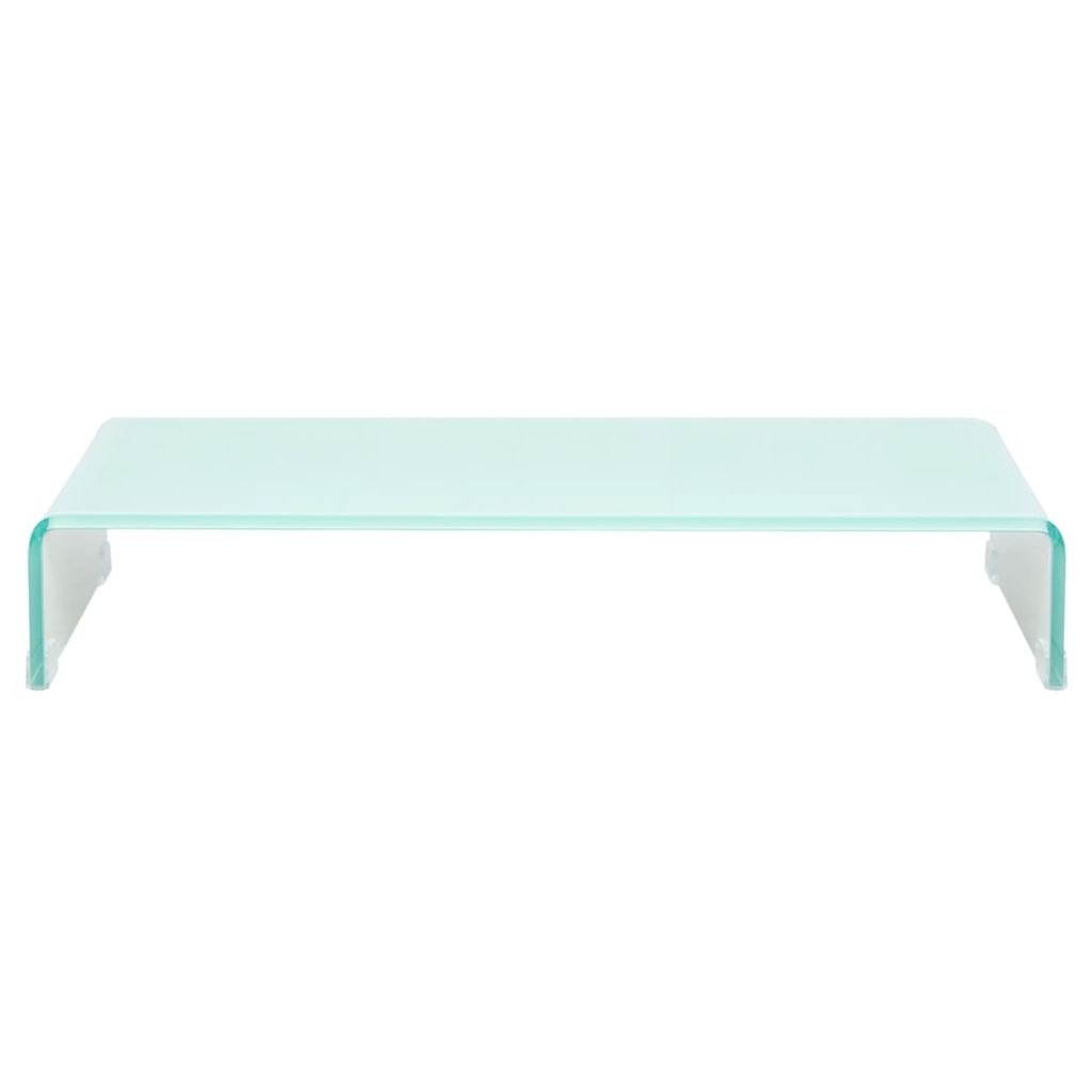 TV-Aufsatz/Monitorerhöhung Glas Grün 70x30x13 cm