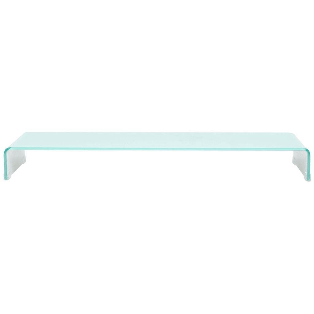 TV-Aufsatz/Monitorerhöhung Glas Grün 110x30x13 cm