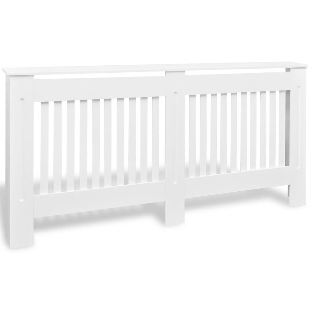 Heizkörperabdeckung Weiß MDF 172 cm