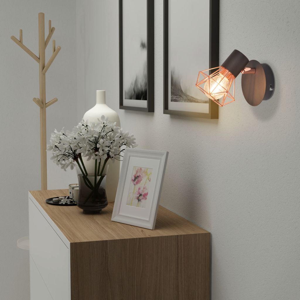 2 Wandleuchten mit 2 LED-Glühlampen 8 W