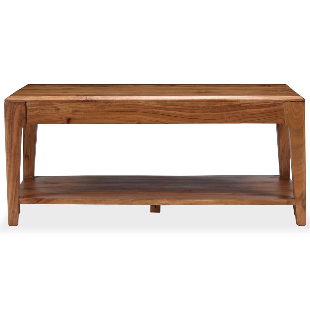 Couchtisch Massivholz 88x50x38 cm