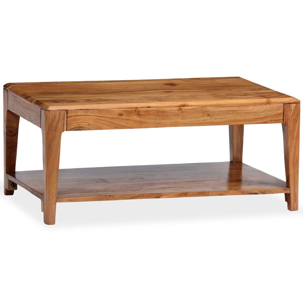 Couchtisch Massivholz 88x50x38 cm