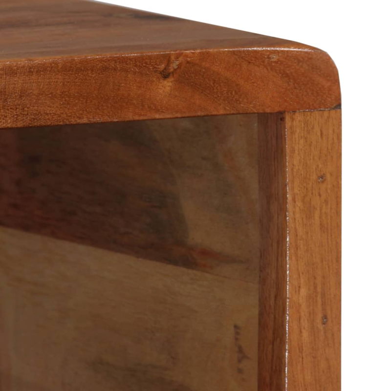 Couchtisch mit Schublade Massivholz Geschnitzt 100x50x40 cm