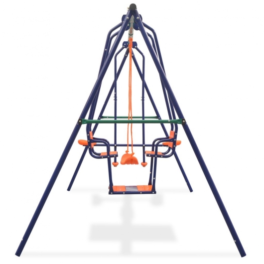 Schaukelset mit 5 Sitzen Orange