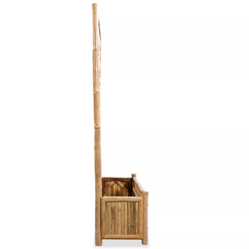 Garten-Hochbeet mit Spalier Bambus 70 cm