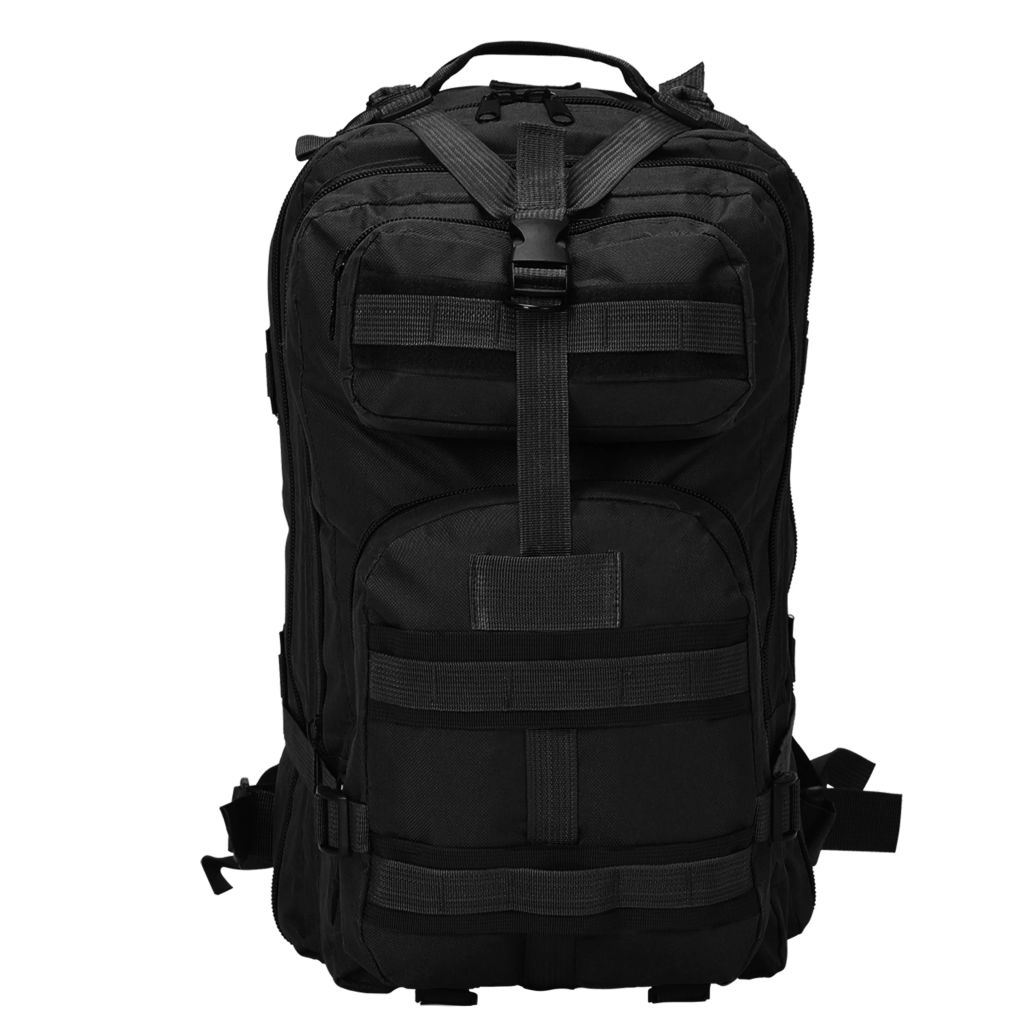 Rucksack Armee-Stil 50 L Schwarz