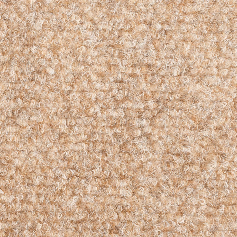 15 Stk. Selbstklebende Treppenmatten Nadelvlies 56x17x3cm Creme