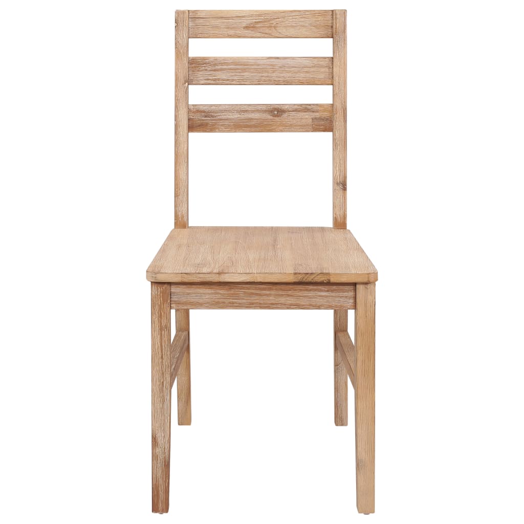 Esszimmerstühle 2 Stk. Massivholz Akazie