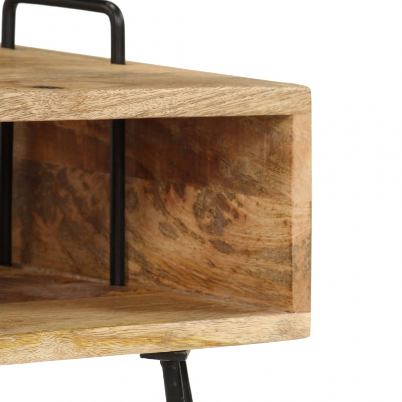 Nachttisch Massivholz Mango 40×34×47 cm