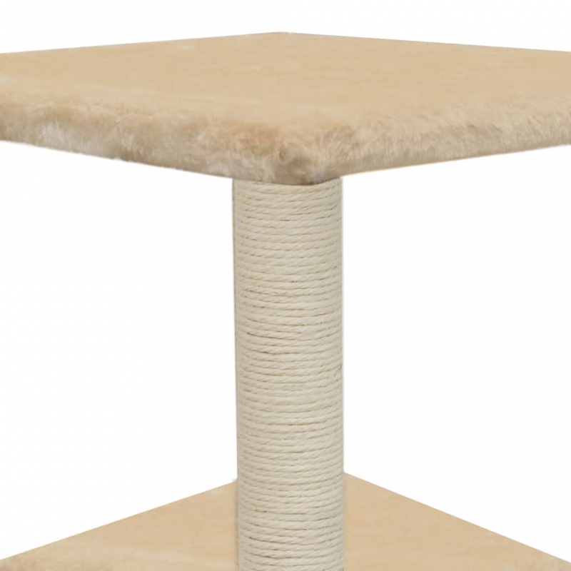 Katzen-Kratzbaum Sisal 55 cm Beige