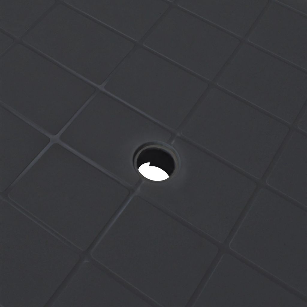 3-tlg. Bistro-Set Kunststoff Anthrazit