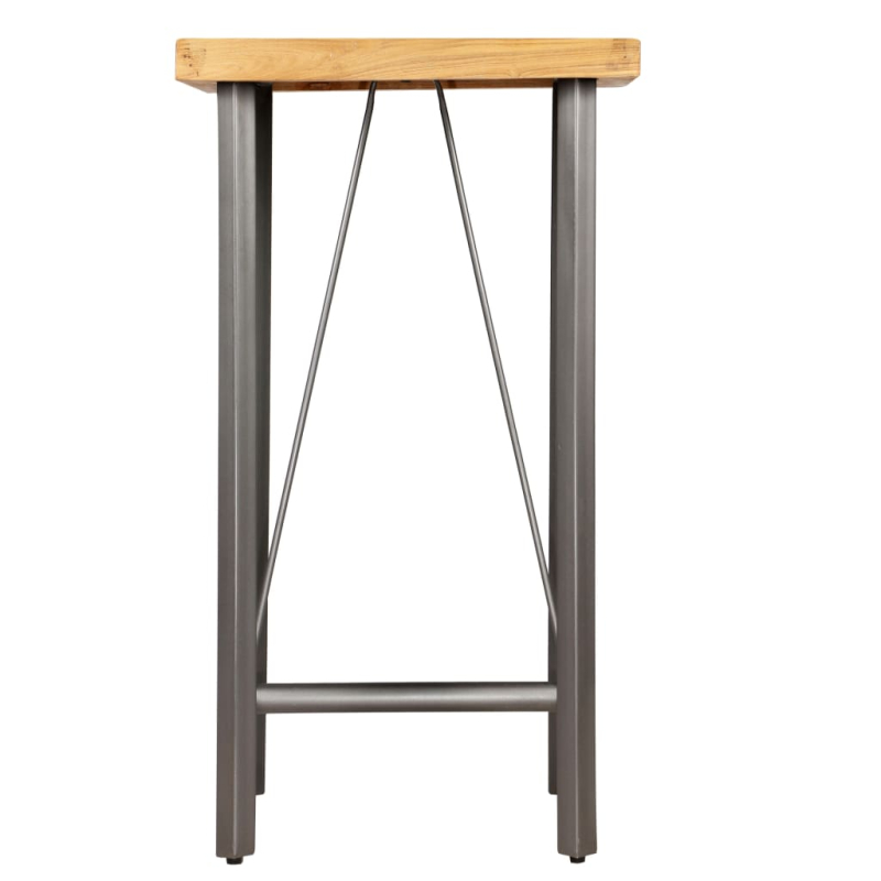 Bar-Set 3-tlg. Recyceltes Massivholz Teak