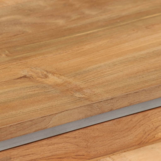 TV-Schrank Recyceltes Teakholz und Stahl 120x30x40 cm