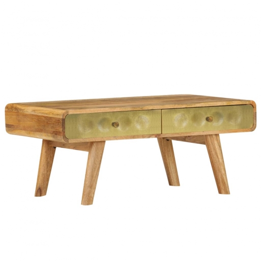 Couchtisch Massivholz Mango 90x50x40 cm