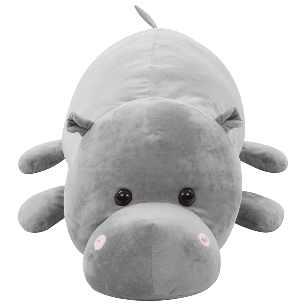 Hippo Kuscheltier Plüsch Grau