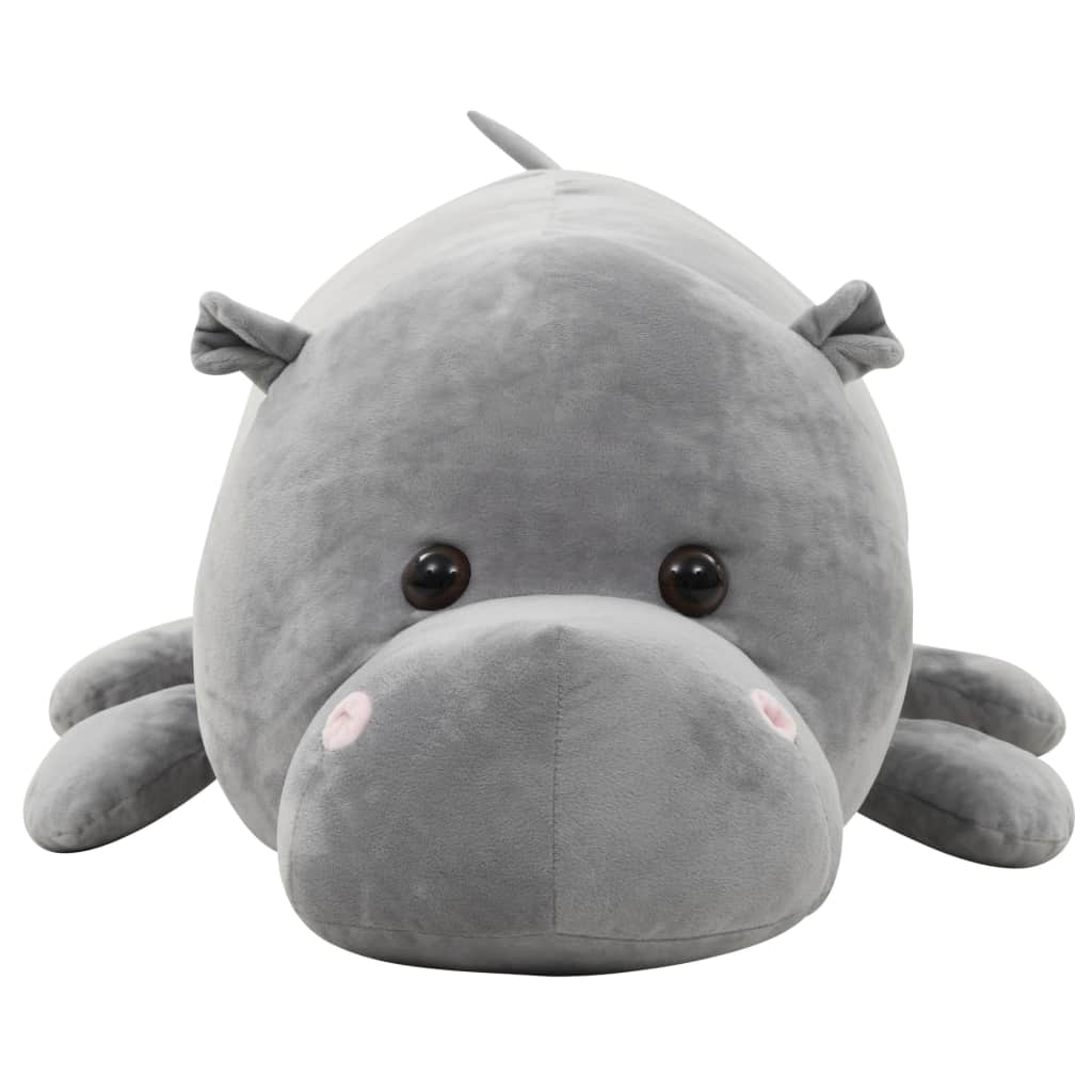 Hippo Kuscheltier Plüsch Grau