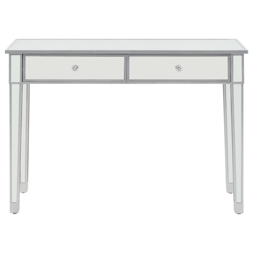 Verspiegelter Konsolentisch aus MDF und Glas 106,5x38x76,5 cm