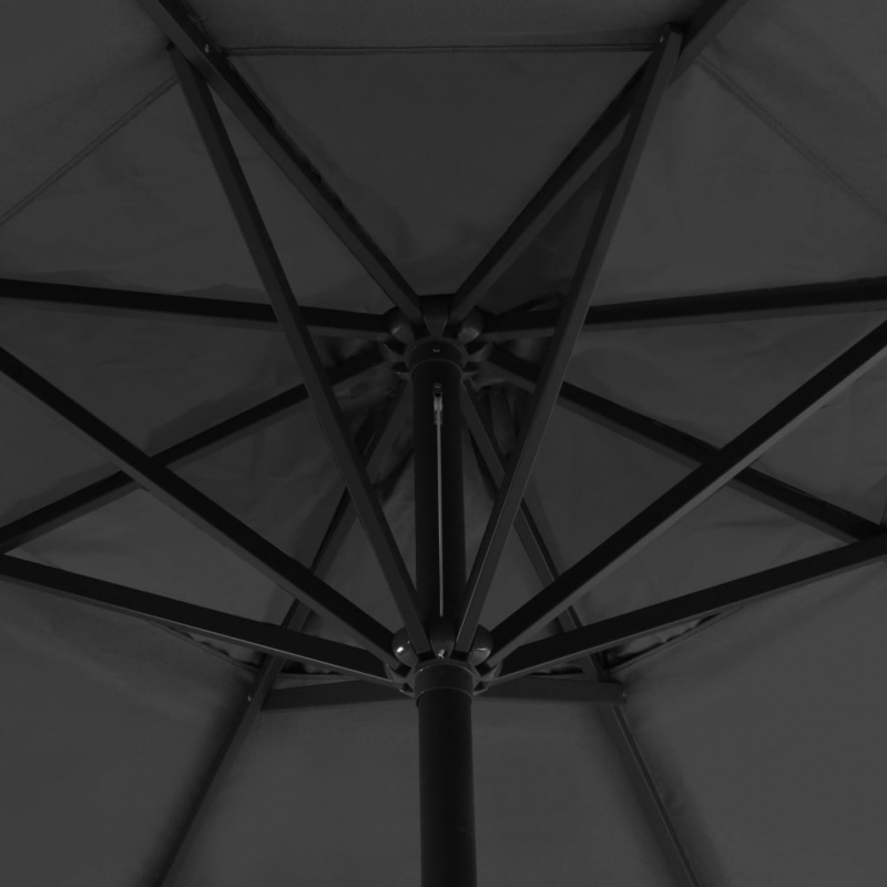 Sonnenschirm mit Aluminium-Mast 500 cm Anthrazit