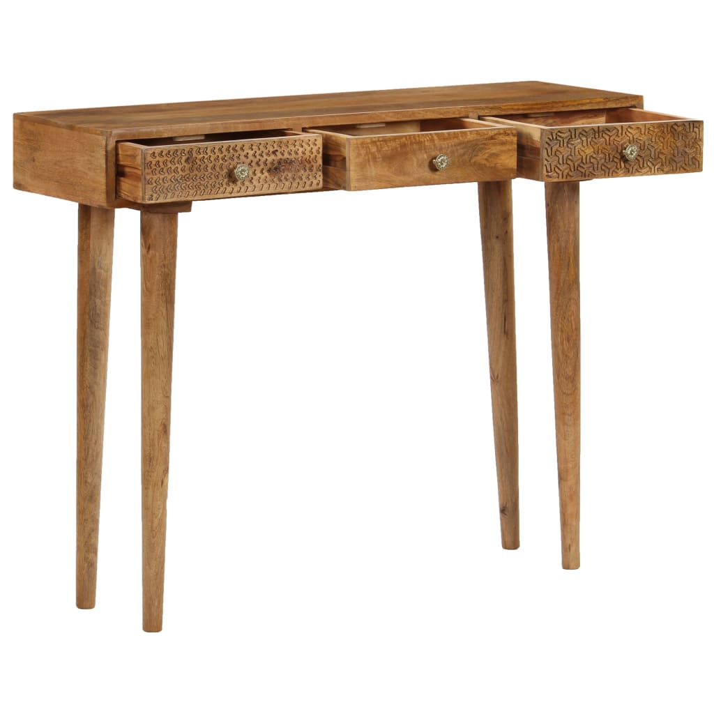 Konsolentisch Mangoholz Massiv 102 x 30 x 79 cm