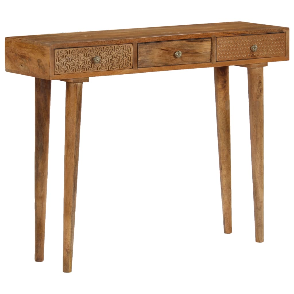 Konsolentisch Mangoholz Massiv 102 x 30 x 79 cm