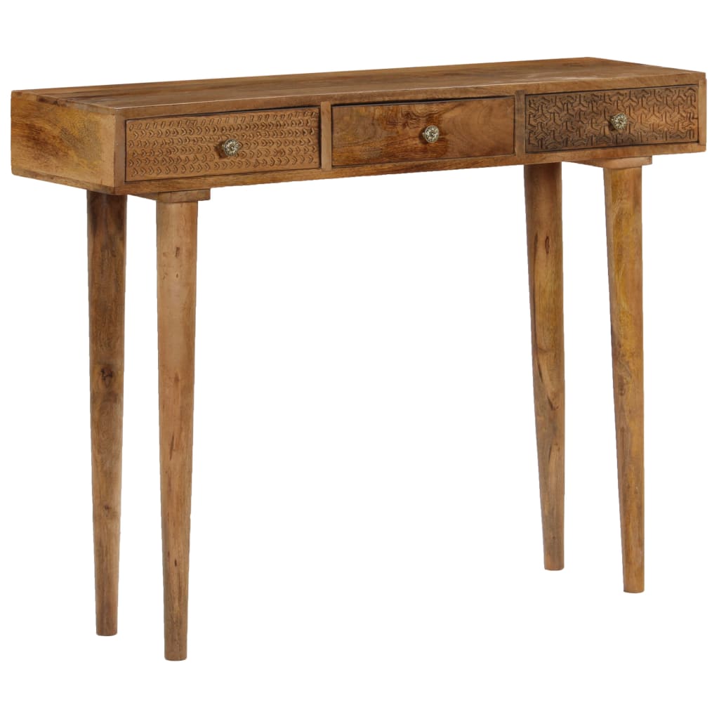 Konsolentisch Mangoholz Massiv 102 x 30 x 79 cm
