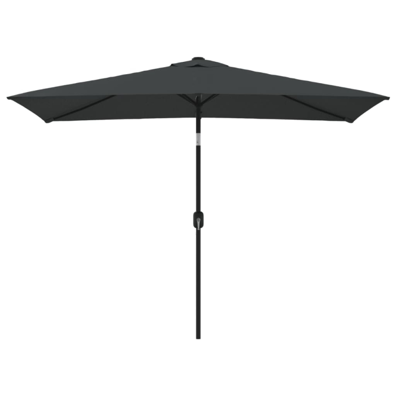 Sonnenschirm mit Metall-Mast 300x200 cm Anthrazit