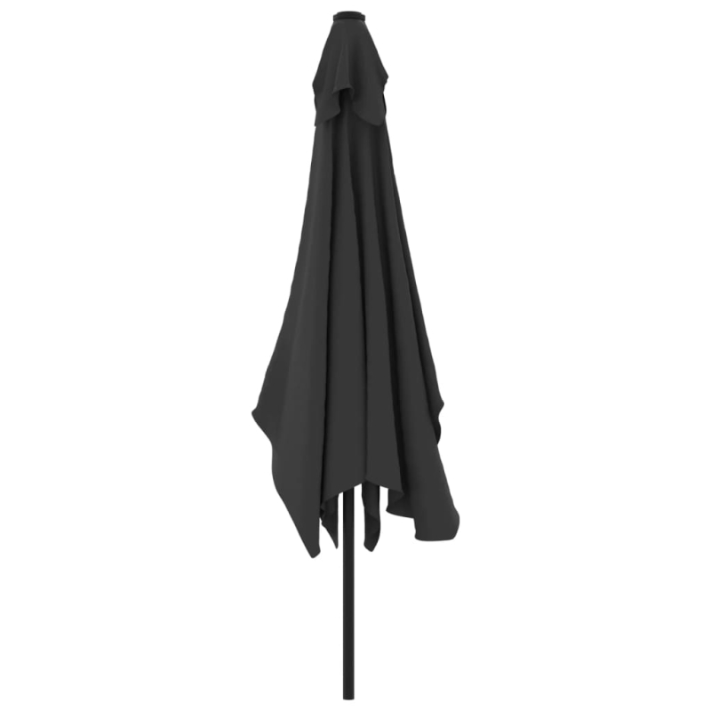 Sonnenschirm mit Metall-Mast 300x200 cm Anthrazit