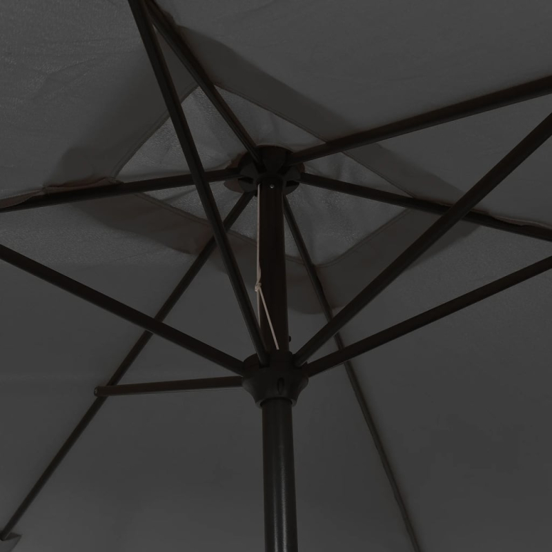 Sonnenschirm mit Metall-Mast 300x200 cm Anthrazit