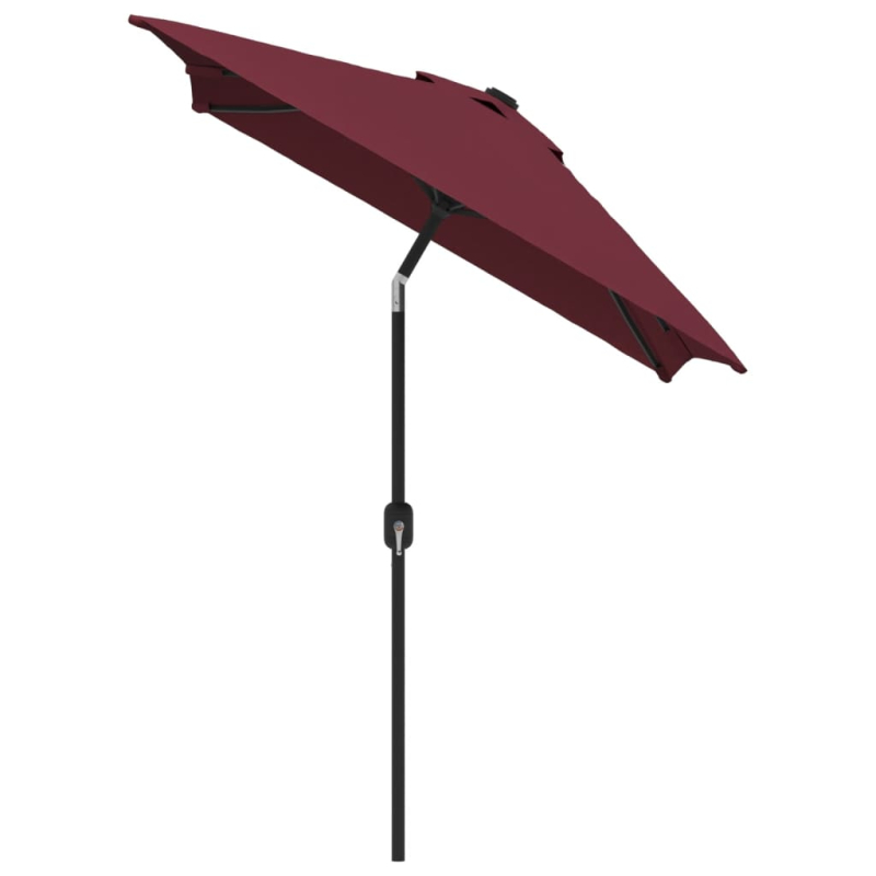Sonnenschirm mit Metall-Mast 300x200 cm Bordeauxrot