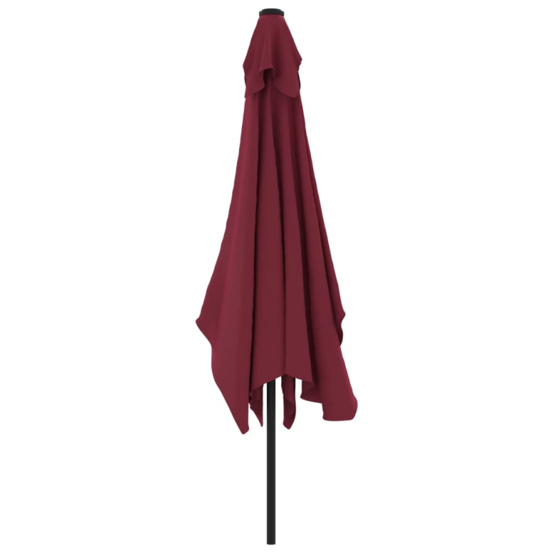 Sonnenschirm mit Metall-Mast 300x200 cm Bordeauxrot