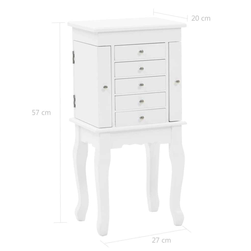 Schmuckschrank Weiß