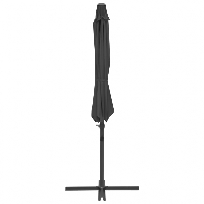 Ampelschirm mit Stahl-Mast 300 cm Anthrazit